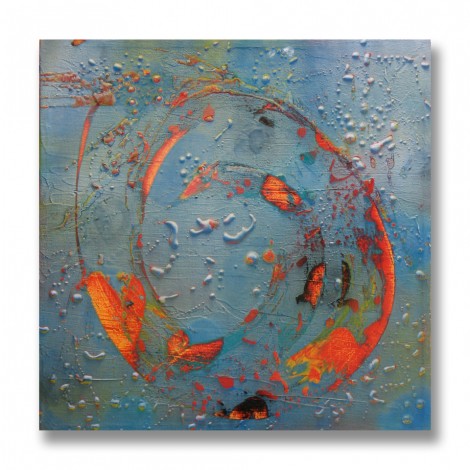 Blue Mile Circle - Mark Erickson - 20x20